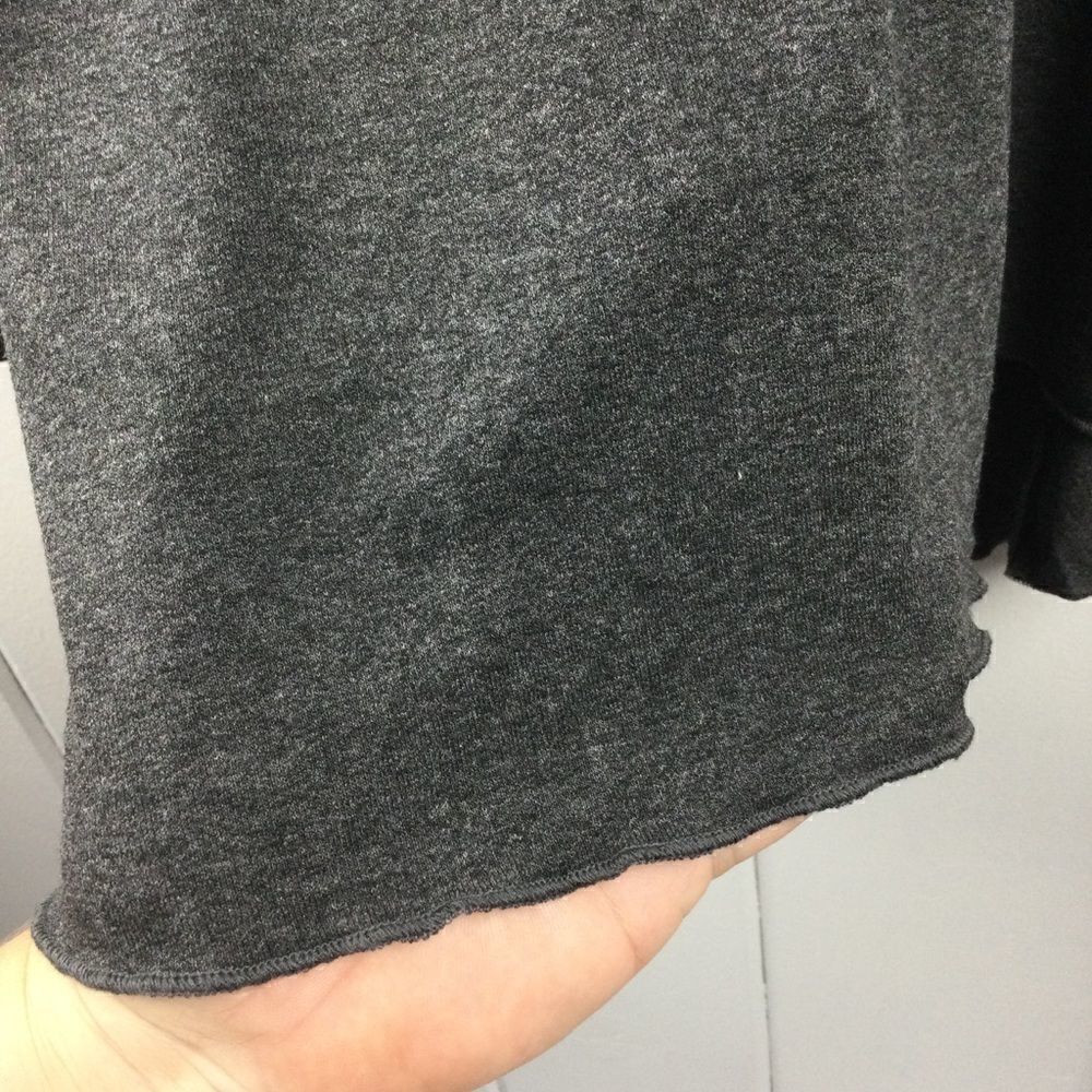 Zara Collection Gray Long Sleeve High Low Top M - Picture 10 of 16
